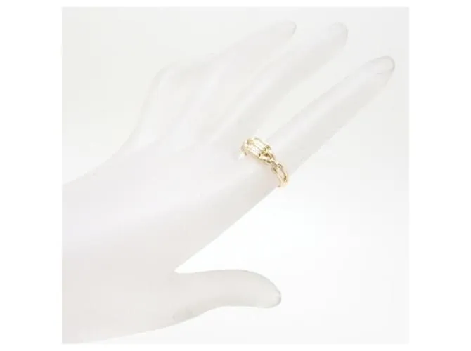 Anillo de banda de diamantes de oro amarillo de 18K Seiko para mujeres 