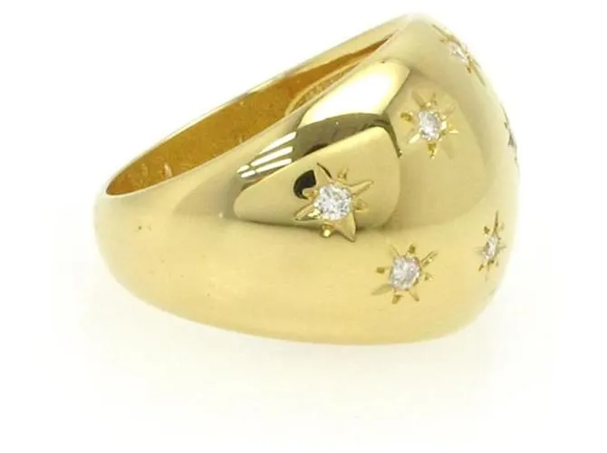 ***Anillo de diamantes en oro amarillo Van Cleef & Arpels Gold hardware 