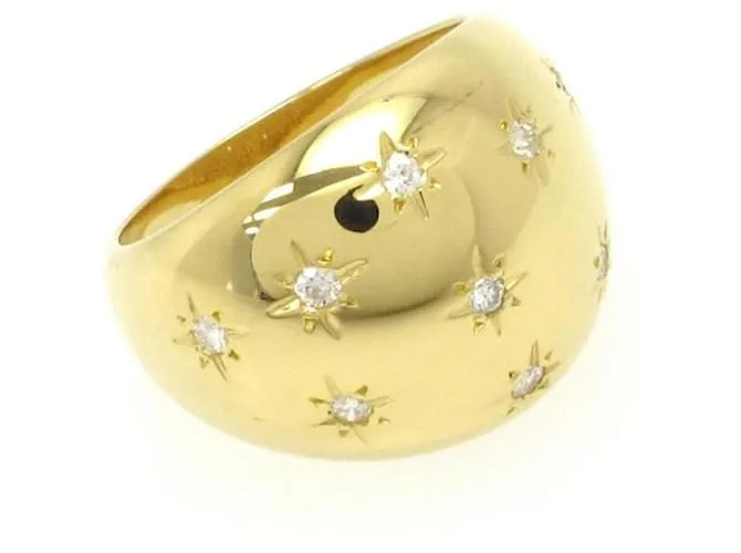 ***Anillo de diamantes en oro amarillo Van Cleef & Arpels Gold hardware 