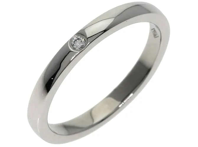 Anillo de Platino con Diamantes 1P Clásico Cartier para Mujeres 