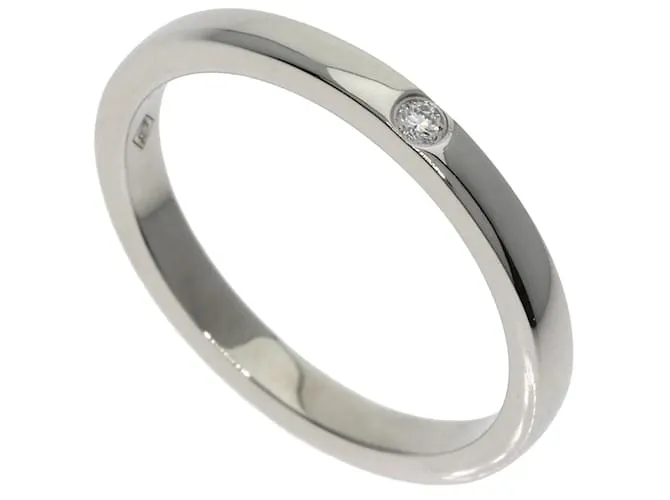 Anillo de Platino con Diamantes 1P Clásico Cartier para Mujeres 