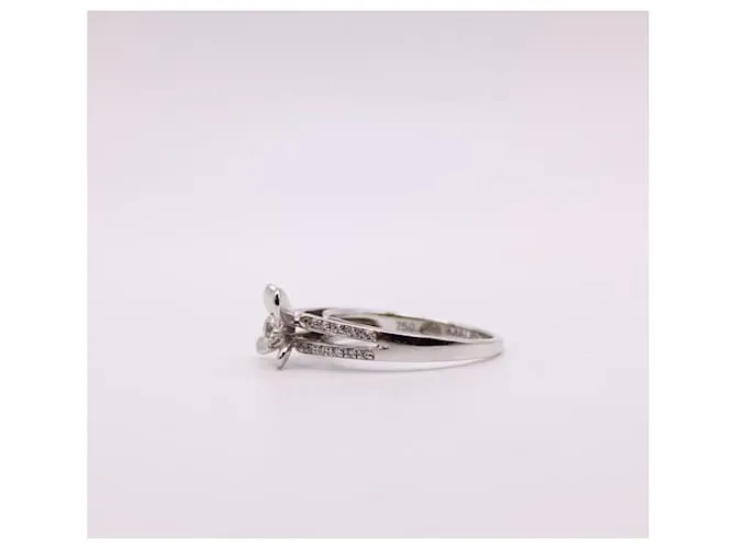 Anillo Mauboussin "Te amo" diamantes y oro blanco 750%O Hardware de plata 