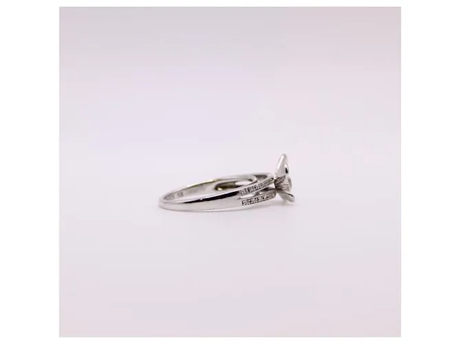 Anillo Mauboussin "Te amo" diamantes y oro blanco 750%O Hardware de plata 