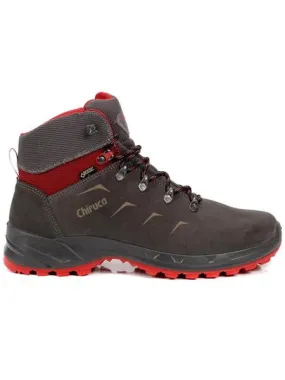 bota chiruca daimiel 09 gore-tex gris/rojo hombre