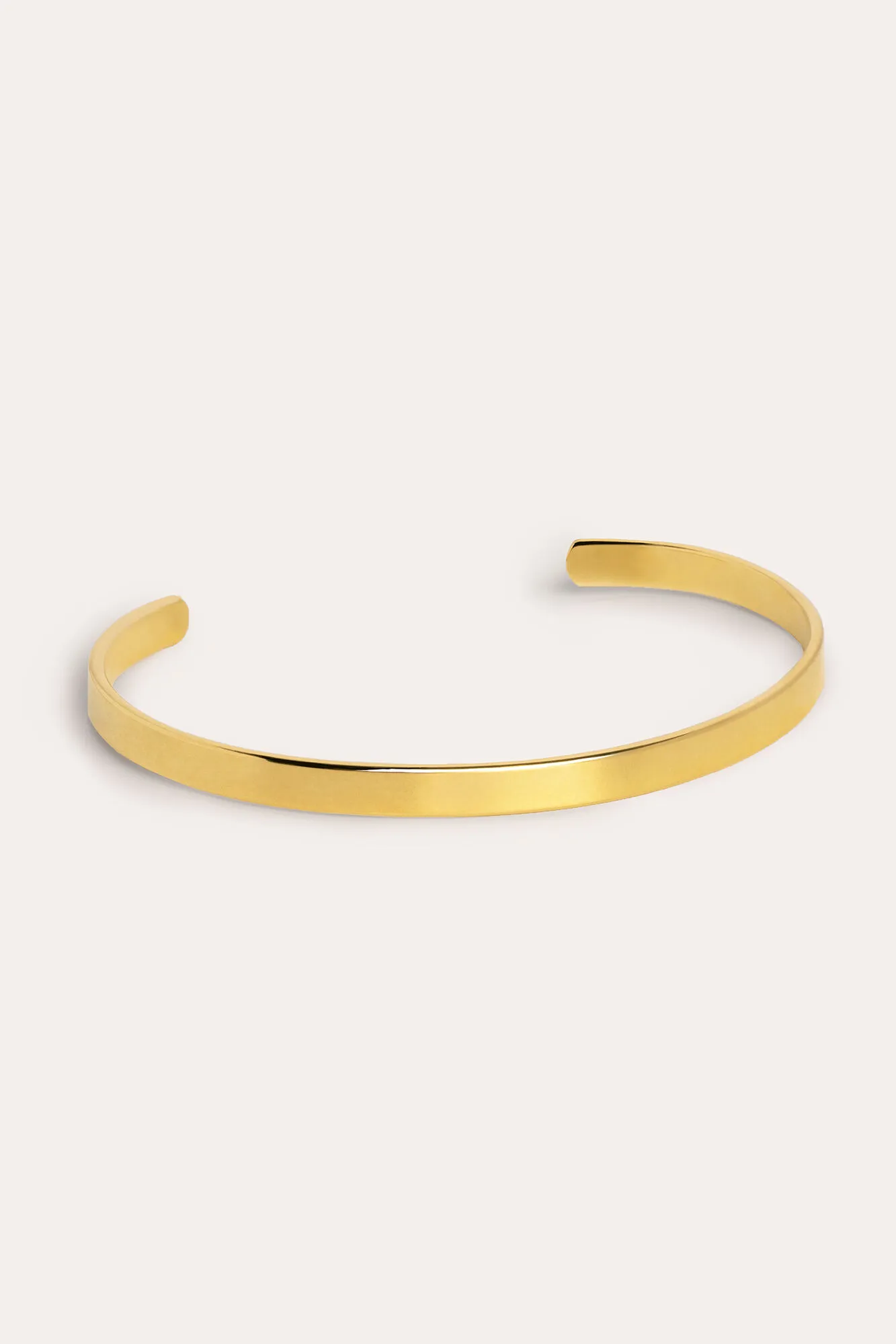 Brazalete Plate Baño Oro