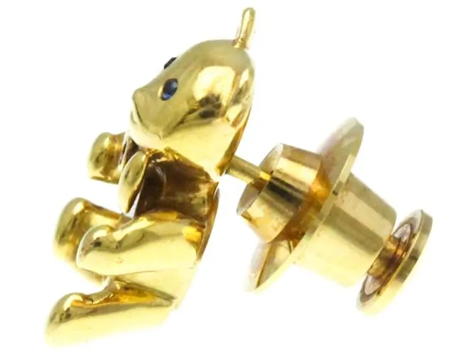 Broche Chopard Bear 90/2188-20 en oro amarillo de 18K con diamantes, rubíes y zafiros Dorado 