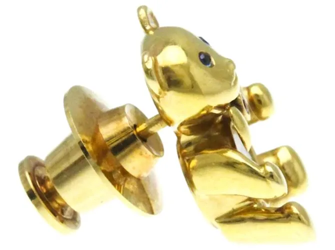 Broche Chopard Bear 90/2188-20 en oro amarillo de 18K con diamantes, rubíes y zafiros Dorado 