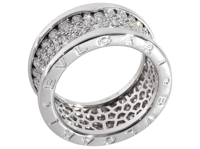 Bulgari Bvlgari B.Cero1 Anillo de diamantes en 18K oro blanco 2.24 por cierto Plata Metálico 