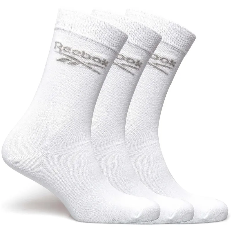 Calcetines Reebok Crew 3Pp Socks White