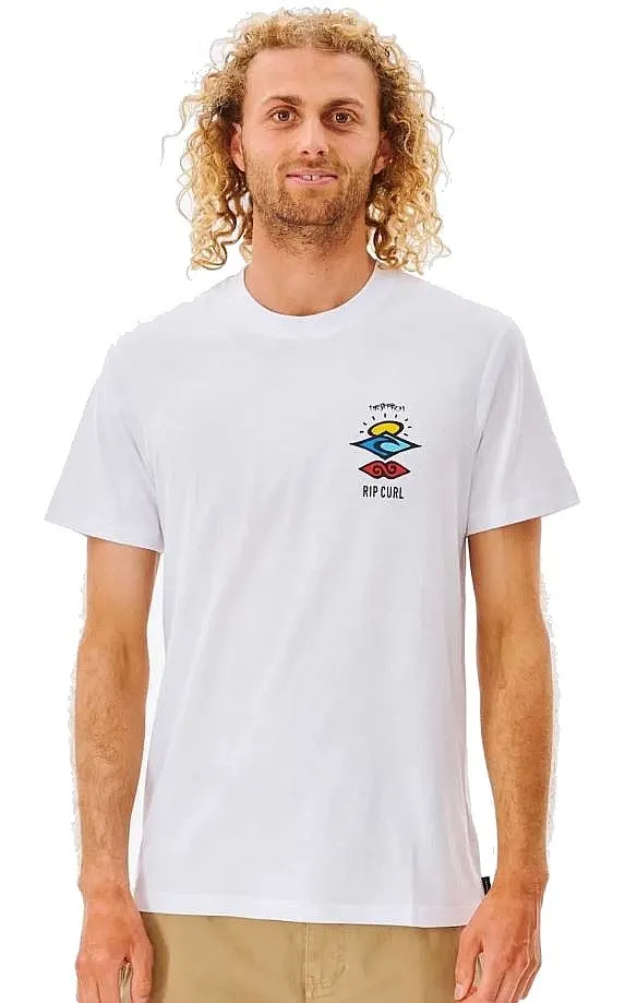 camisa Rip Curl Search Icon - White - men´s