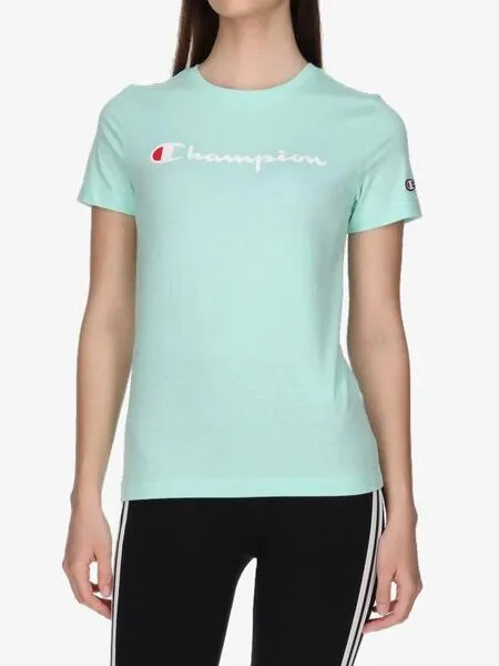 Camiseta Champion Verde Agua W