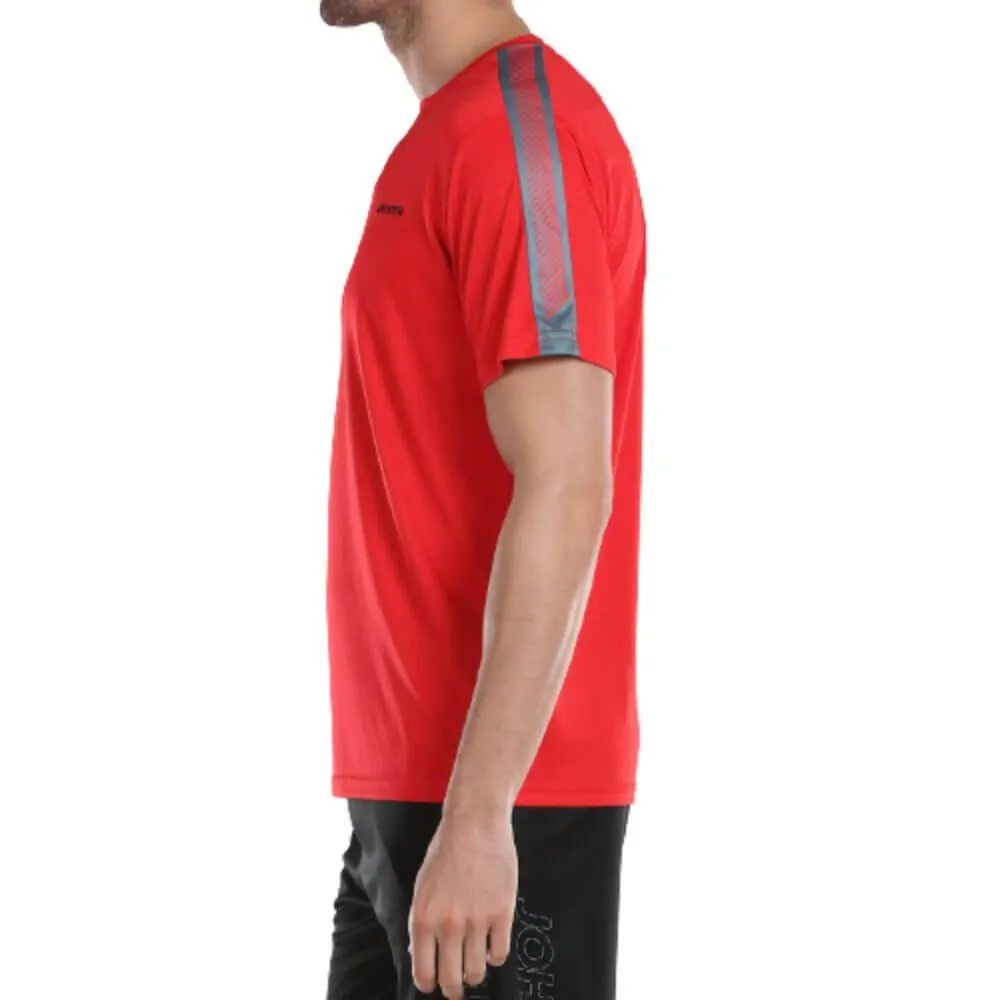 Camiseta Deportiva Hombre John Smith Brune. Carmesí.