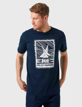 Camiseta Helly Hansen Shoreline T Shirt marino para hombre