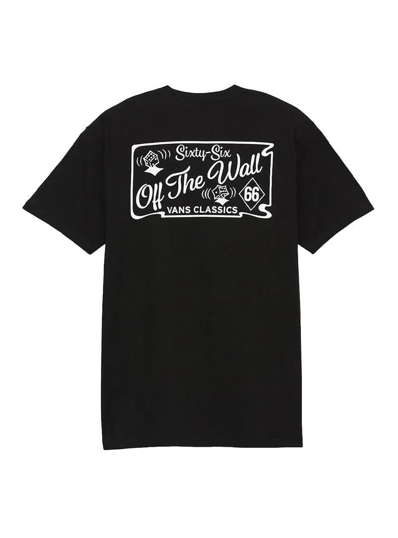 Camiseta Hombre Vans Sixty Negra