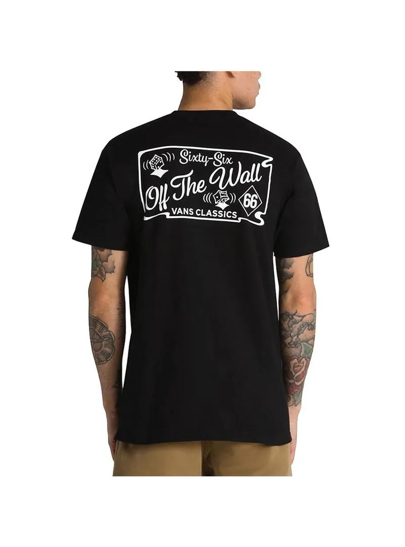 Camiseta Hombre Vans Sixty Negra