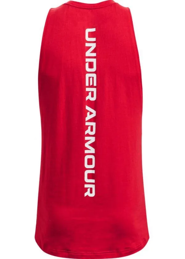 Camiseta Tirantes Under Armour Baseline Tank Roja