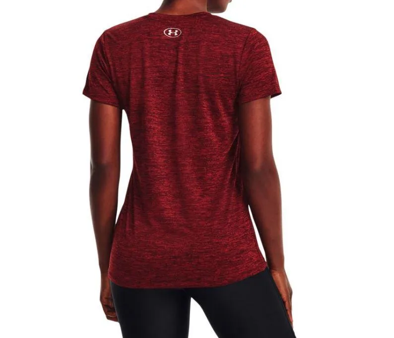 Camiseta Under Armour Tech SSV Mujer Rojo Jaspeado