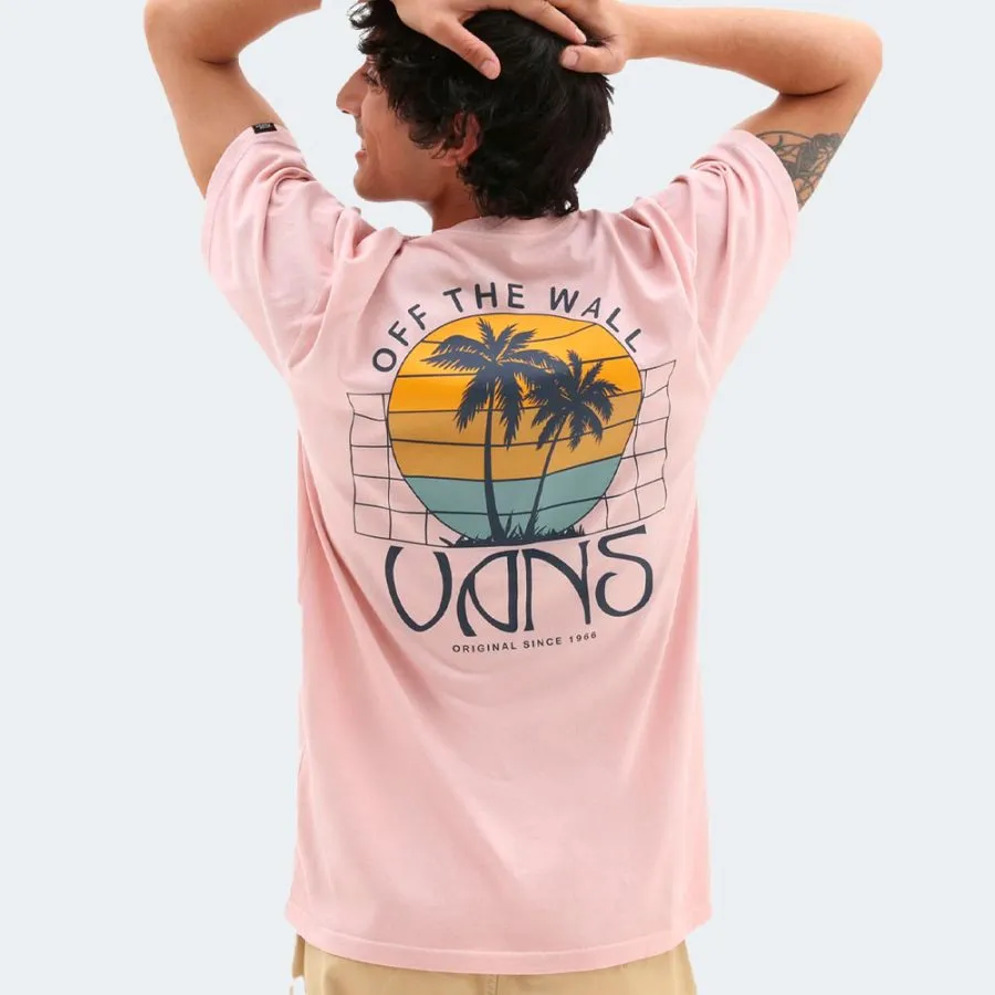 Camiseta VANS 1 SUNSET DUAL PALM VINTAGE SS TEE VN