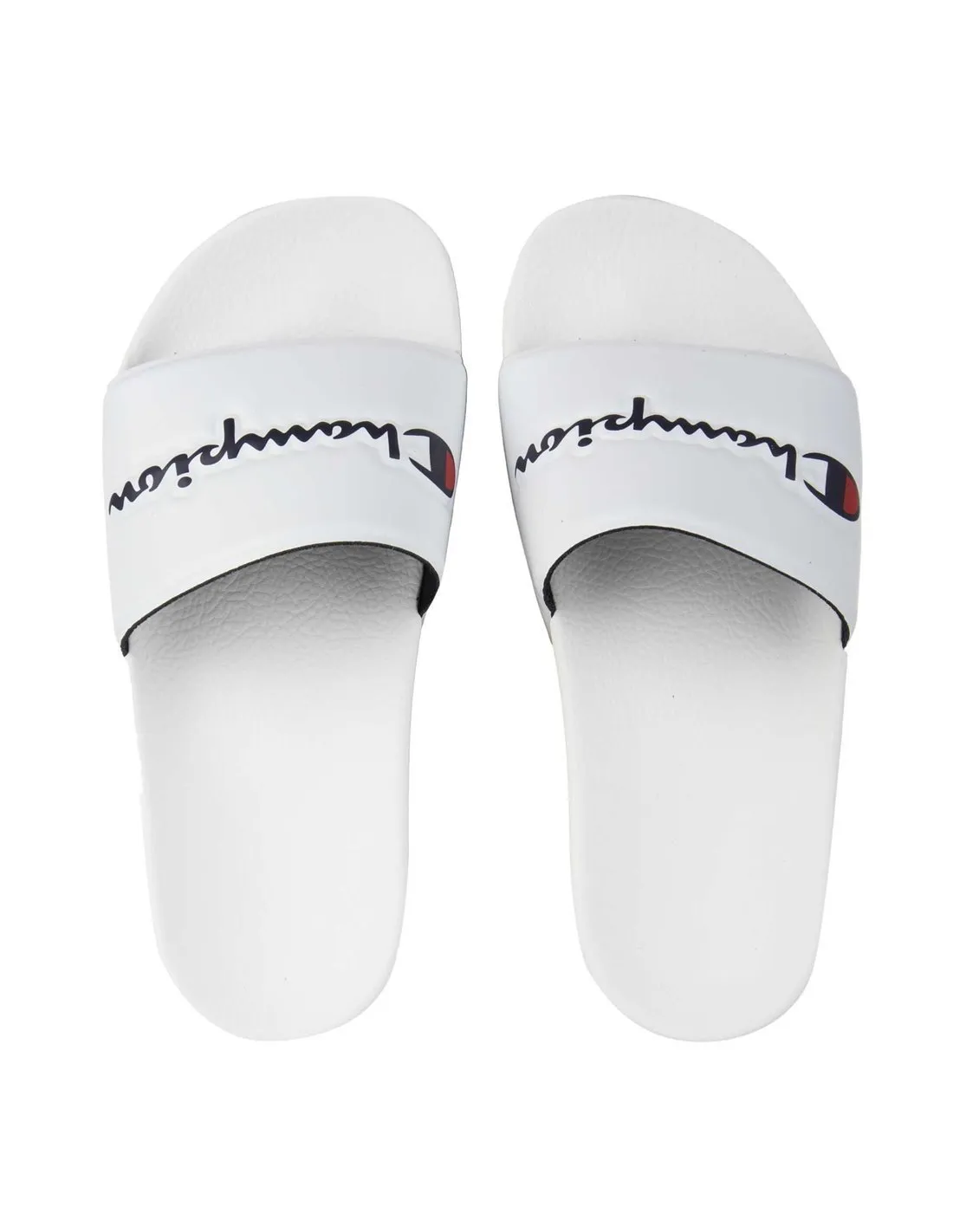 CHAMPION - Chanclas con plataforma blancas Slide Nova Mujer