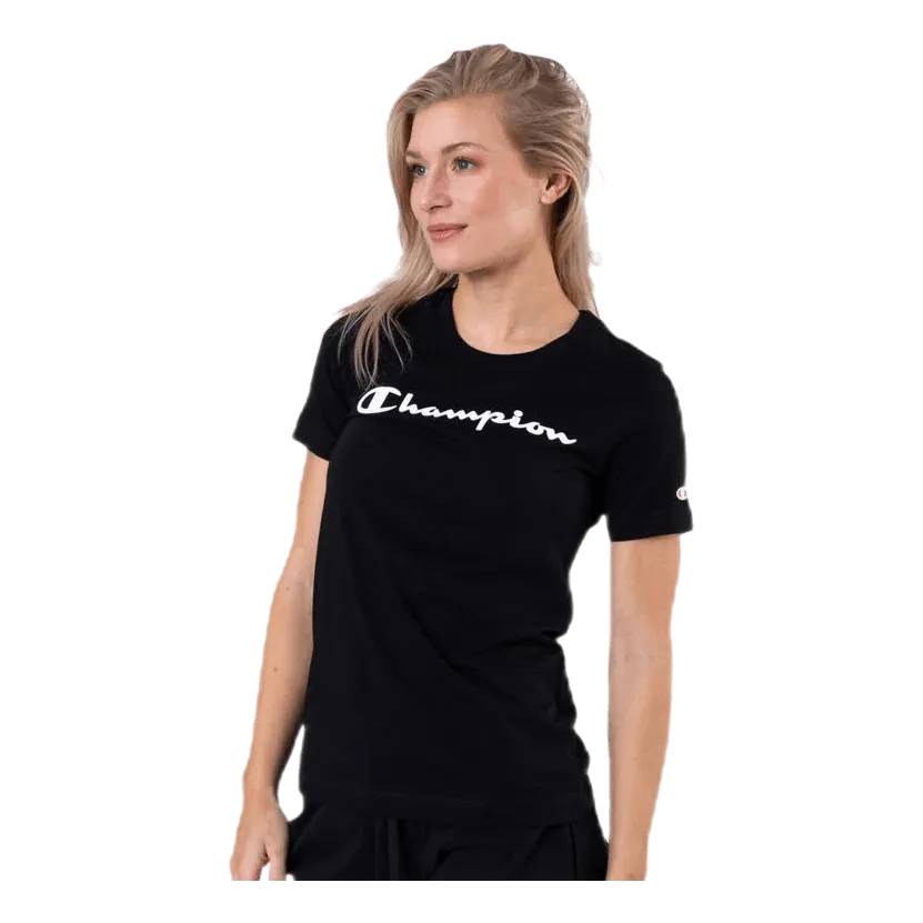 Champion Crewneck T-Shirt Black