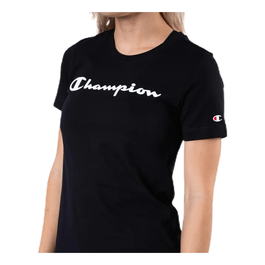 Champion Crewneck T-Shirt Black