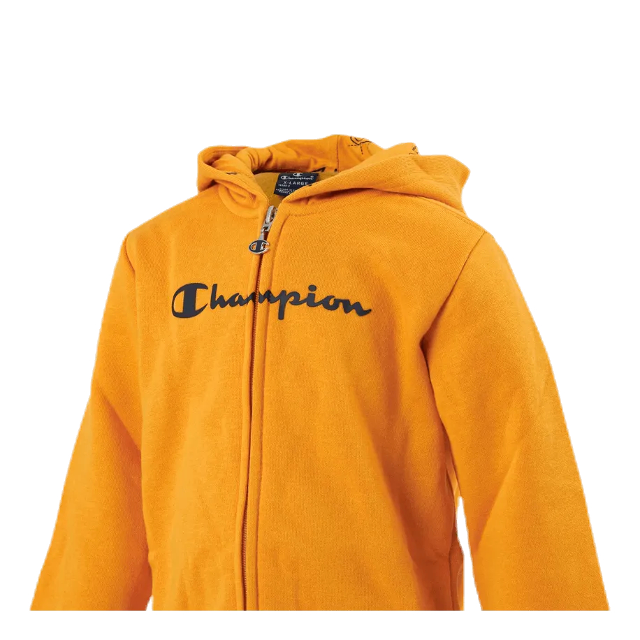 Champion Hooded Full Zip Suit Junior Yellow