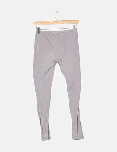 Champion Legging gris detalle logo