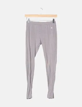 Champion Legging gris detalle logo