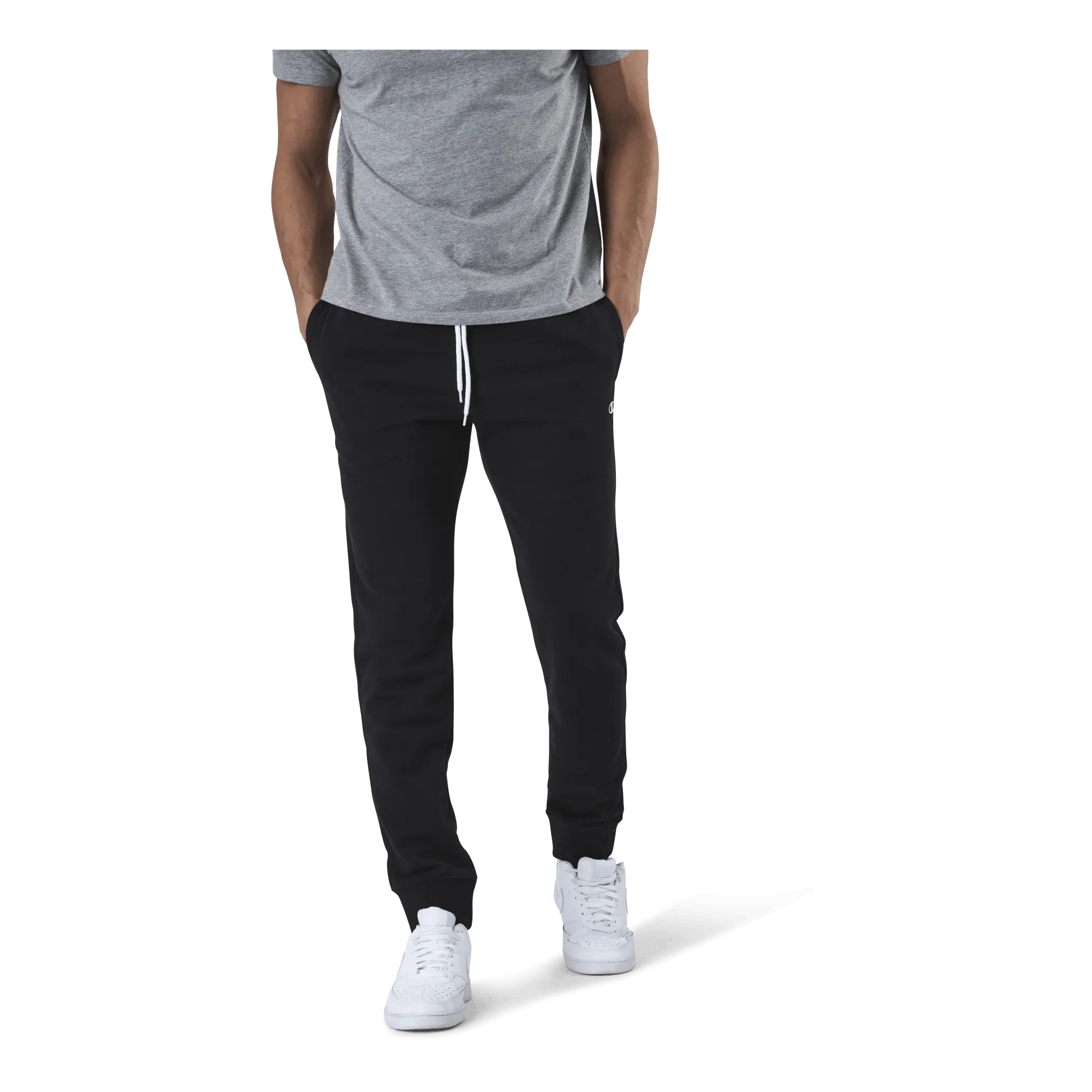 Champion Rib Cuff Pants Black