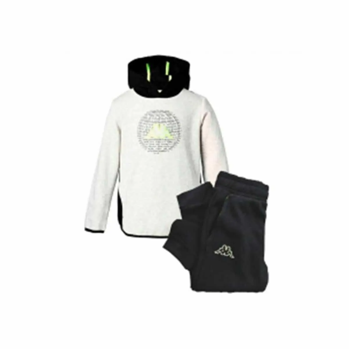 Childrens Tracksuit Kappa Benno With hood Black