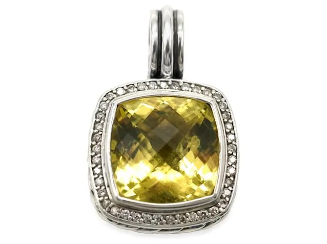 david yurman 14Colgante Realzador de Diamantes y Citrino Limón Albion de mm 