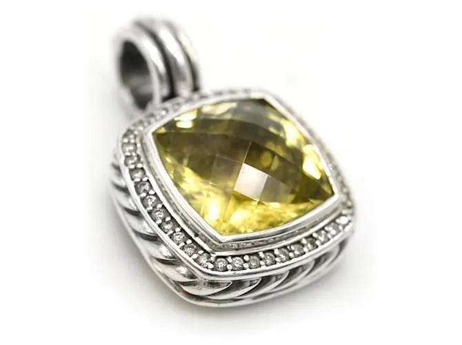 david yurman 14Colgante Realzador de Diamantes y Citrino Limón Albion de mm 