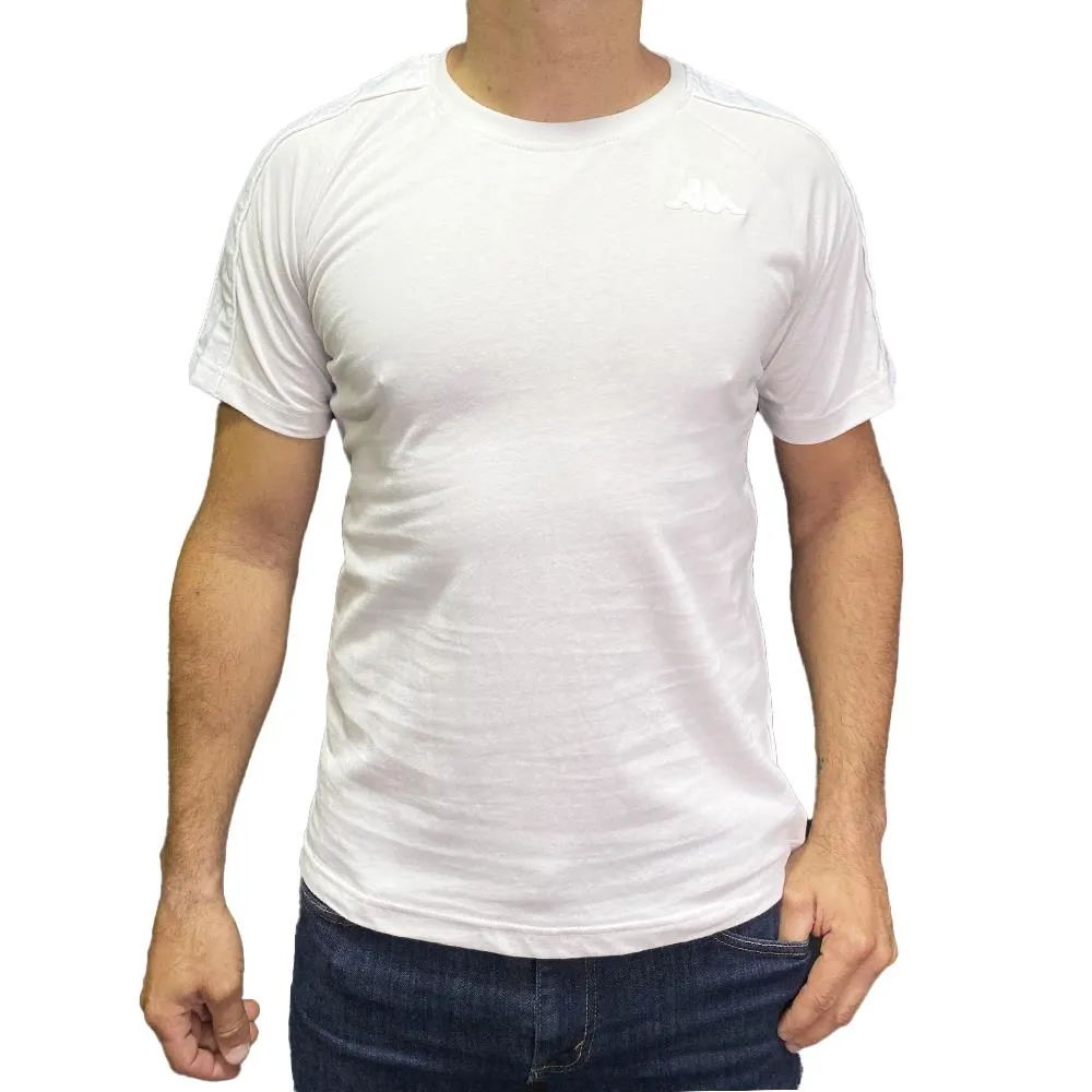 KAPPA REMERA HOMBRE - BANDA COEN SLIM BLNC