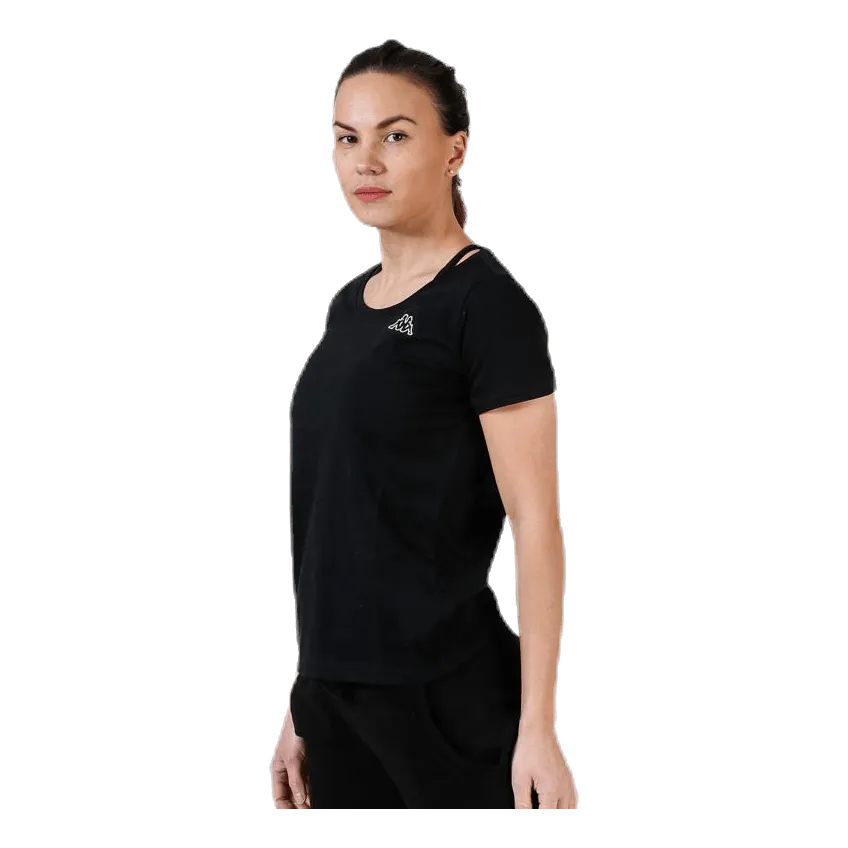 Kappa T-Shirt S/S, Logo Momba Black