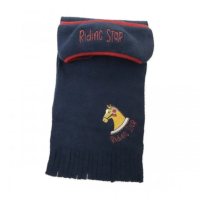 Little Rider Girls Riding Star Headband & Scarf Set