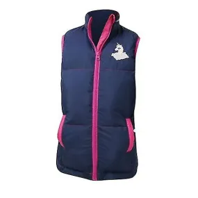 Little Rider Girls Unicorn Gilet