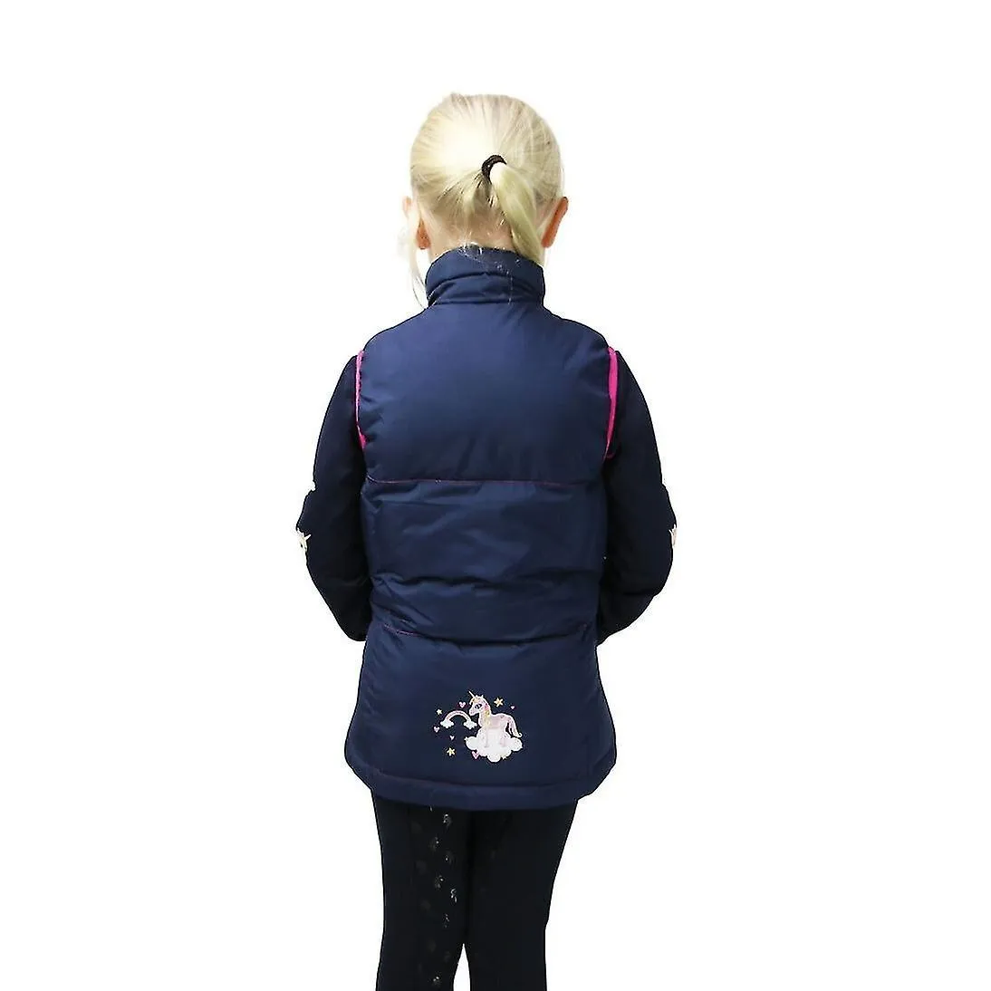 Little Rider Girls Unicorn Gilet