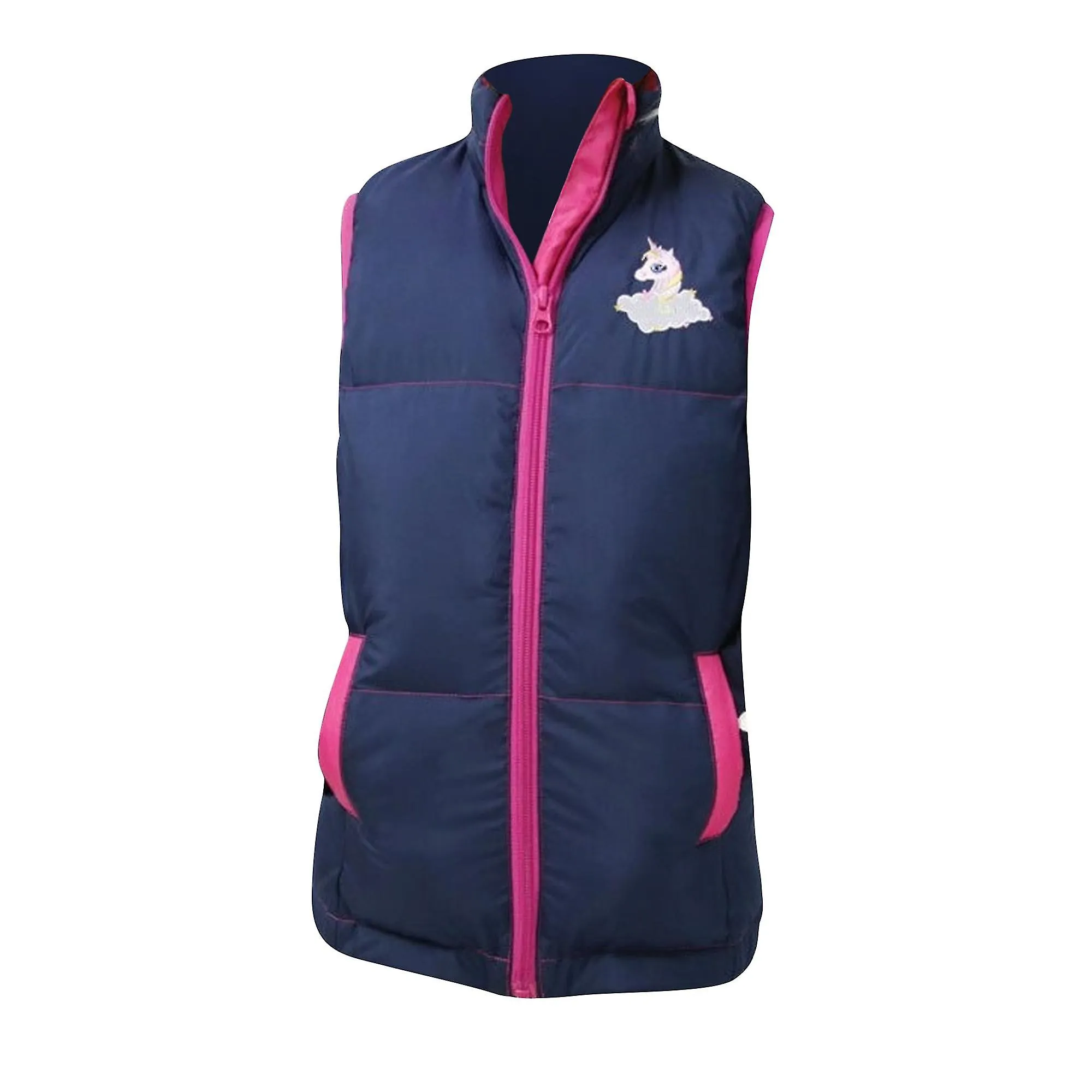 Little Rider Girls Unicorn Gilet