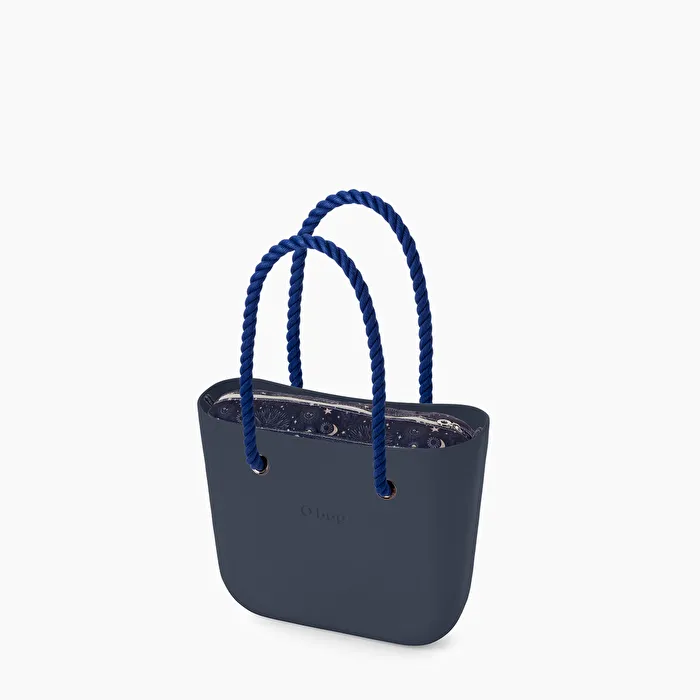 O bolsa azul marino y astro