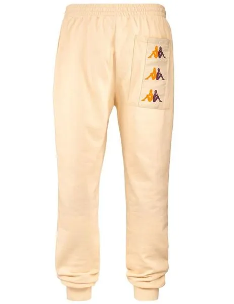 Pantalón Chándal KAPPA 10 VALTEN - Beige/Orange/Violet