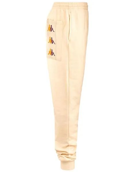 Pantalón Chándal KAPPA 10 VALTEN - Beige/Orange/Violet