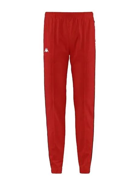 pantalón kappa astoria rojo blanco hombre mujer