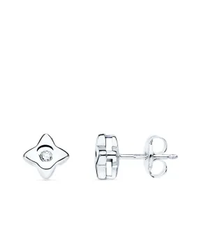 Pendientes Estrella Diamantes 0.040 Qtes. OB 18K