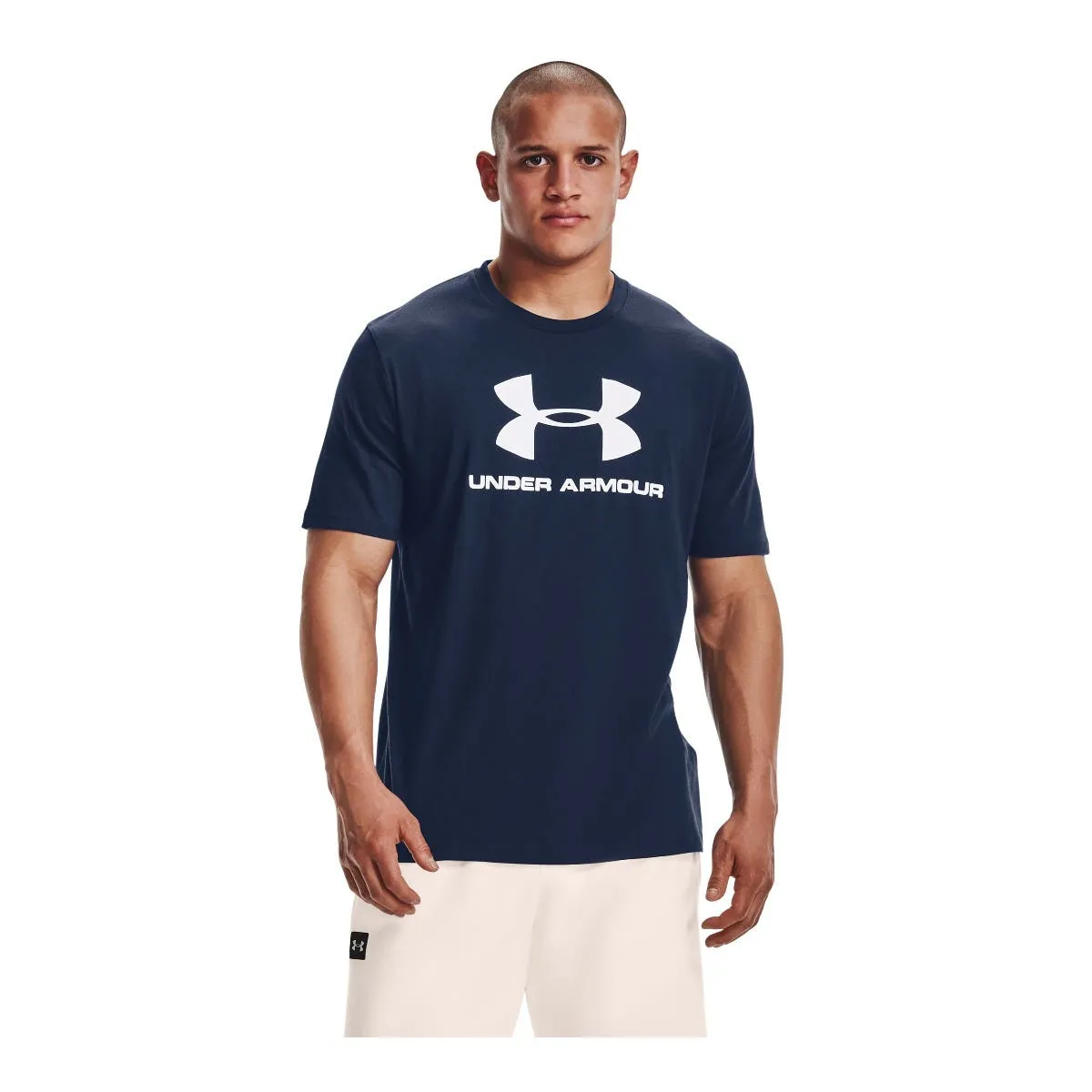 Polera Entrenamiento Hombre Under Armour Azul Marino