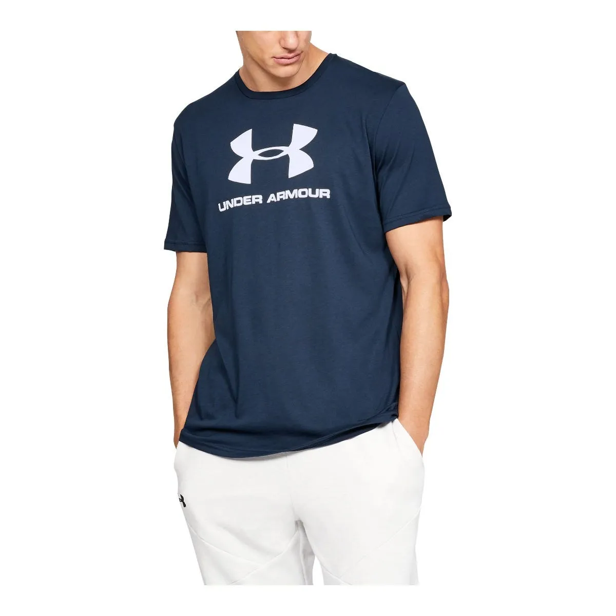 Polera Entrenamiento Hombre Under Armour Azul Marino