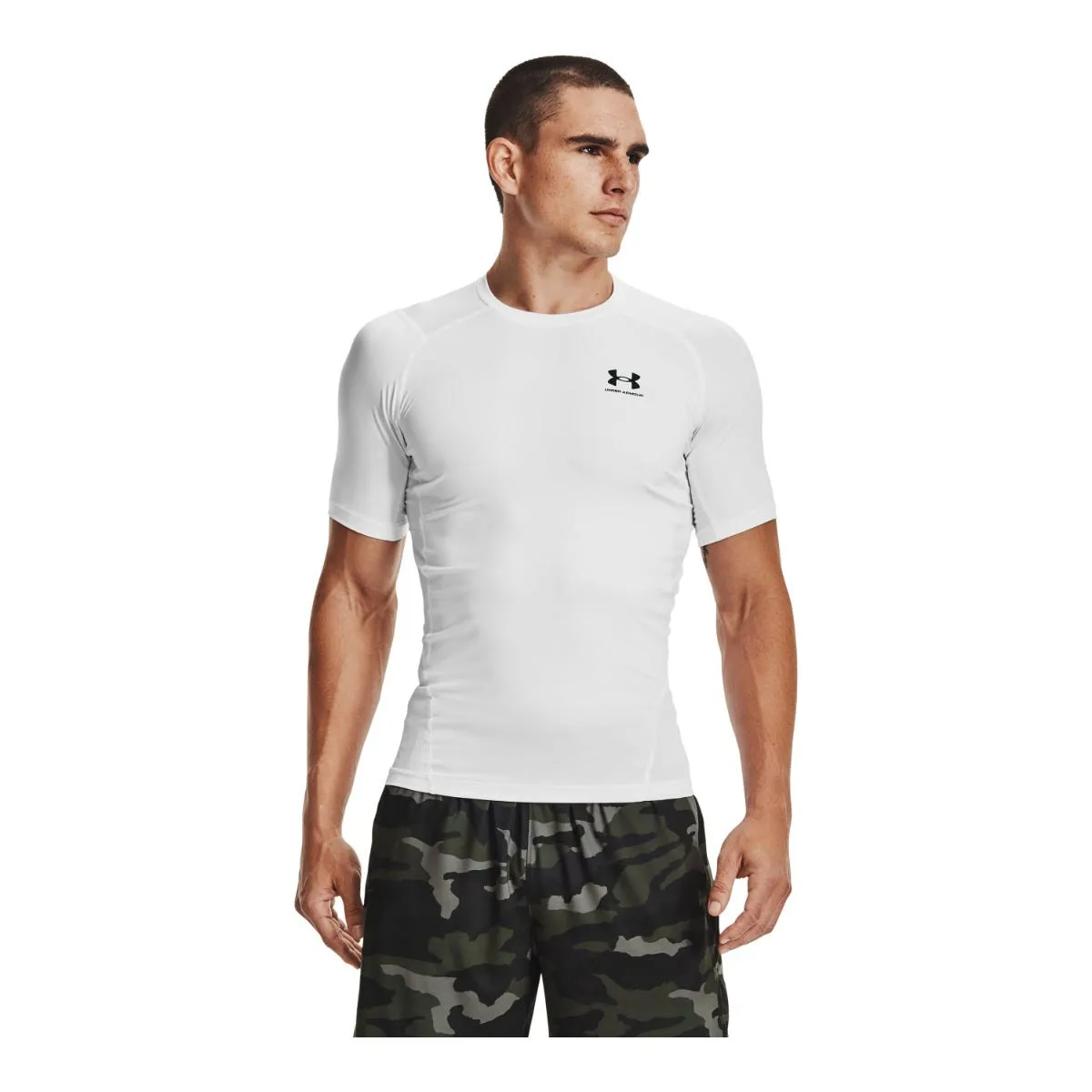 Polera Entrenamiento Hombre Under Armour Blanca