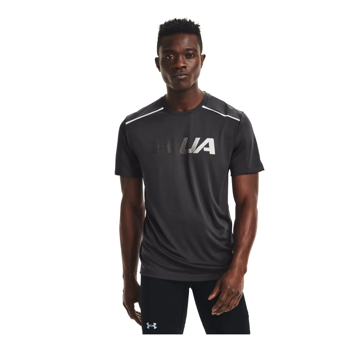 Polera Entrenamiento Hombre Under Armour Gris Oscuro