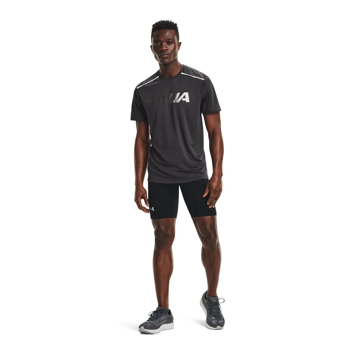 Polera Entrenamiento Hombre Under Armour Gris Oscuro