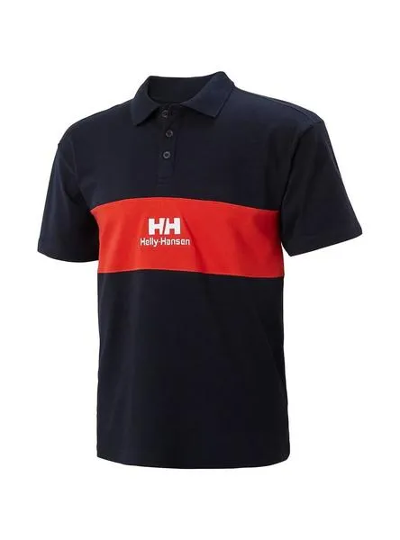 polo helly hansen yu azul para hombre