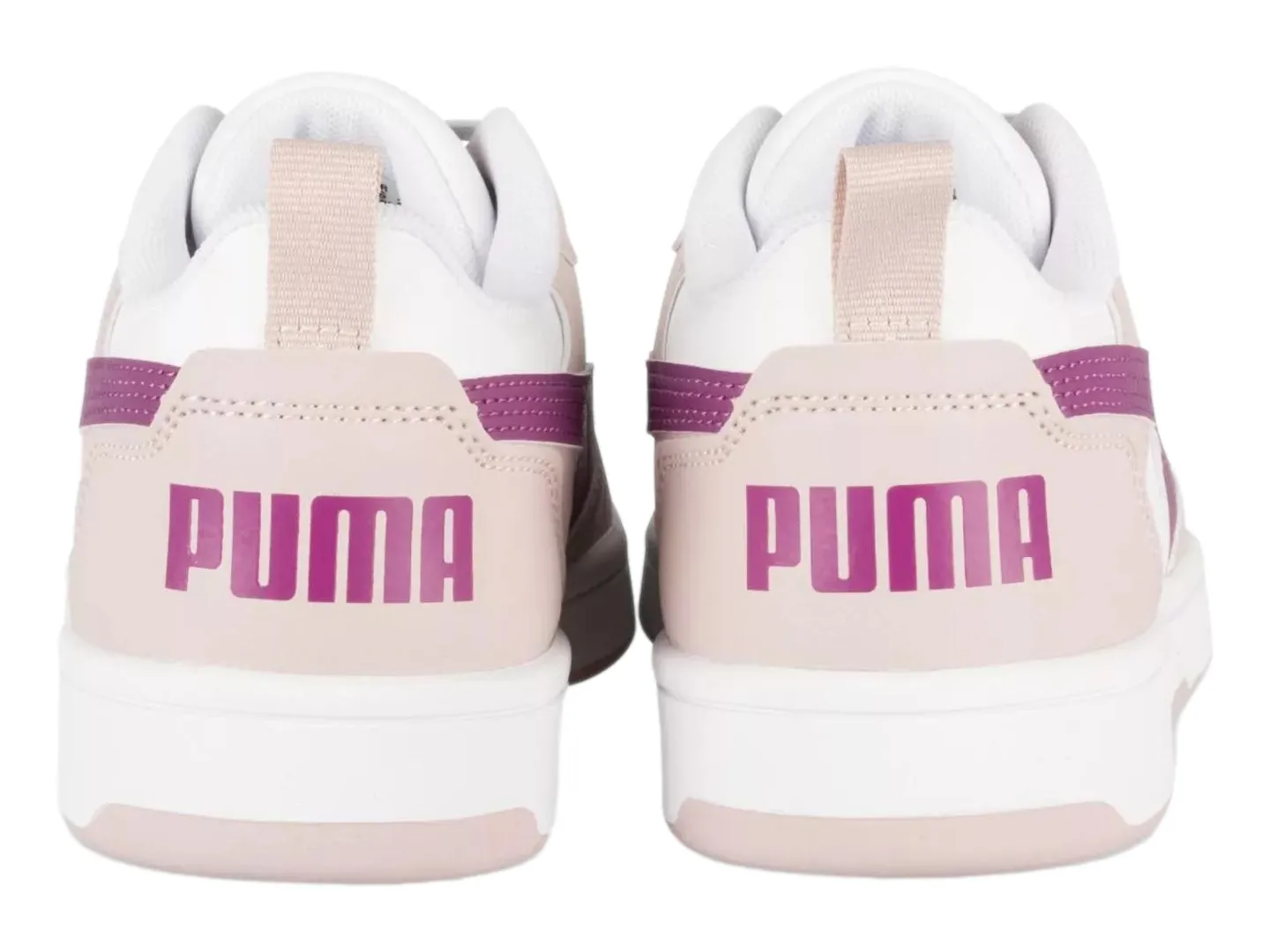 Puma 393833 14 Mauve Mist-magenta Gleam-puma White Puma Rebound V6 Lo Jr  22-25